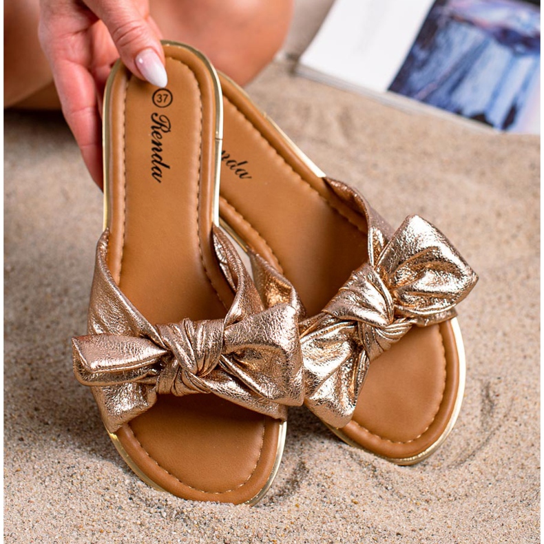 SHELOVET Papuci aurii de aur 2