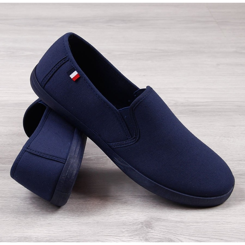 Tenisi slip-on pentru bărbați Atletico bleumarin albastru marin 1