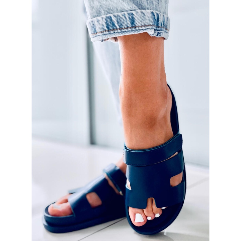 Papuci de damă Tawny Blue albastru 2