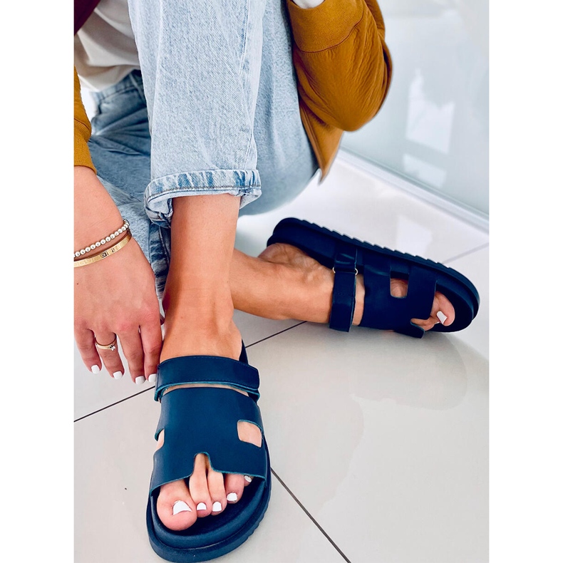 Papuci de damă Tawny Blue albastru 1