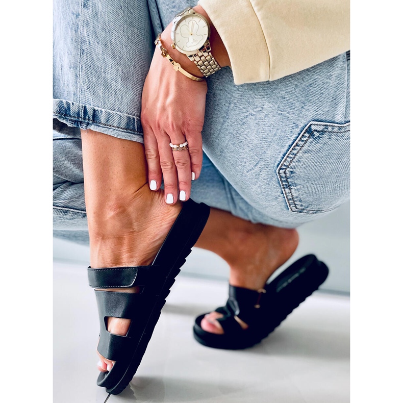 Papuci de damă Tawny Black negru 2