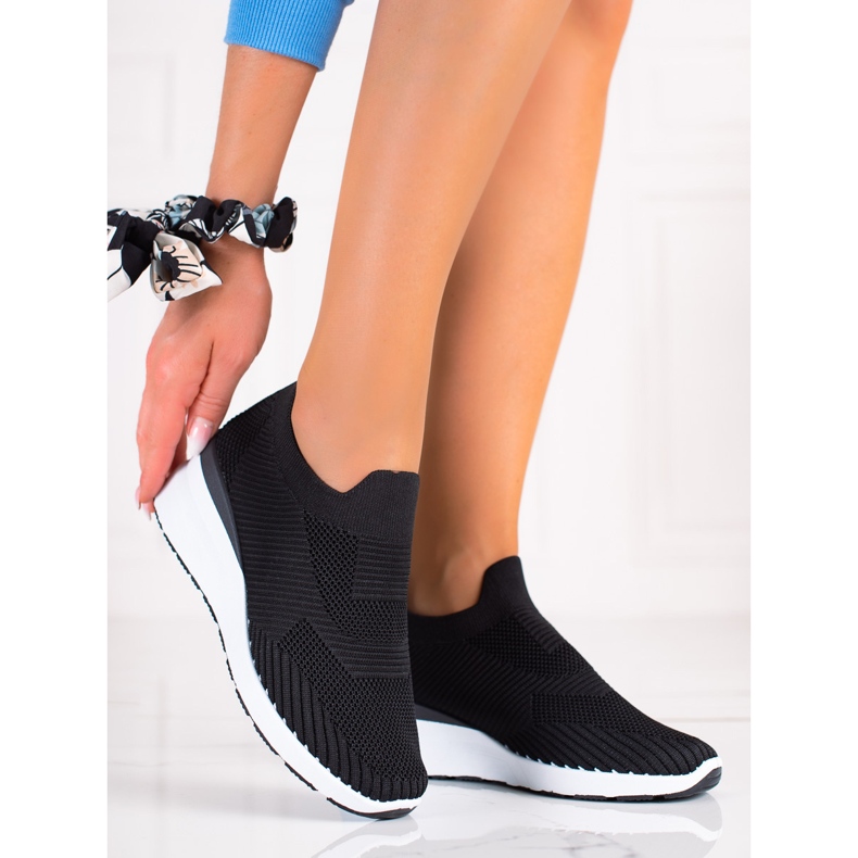 SHELOVET Pantofi cu pană negru 1