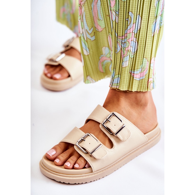 PJ1 Slip-on-uri de damă clasice bej Weston 2