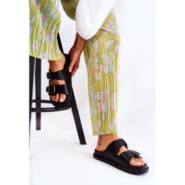 PJ1 Papuci negri clasici pentru femei Weston negru 2