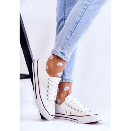 PJ1 Tenisi clasici de damă albi Be Mine 2