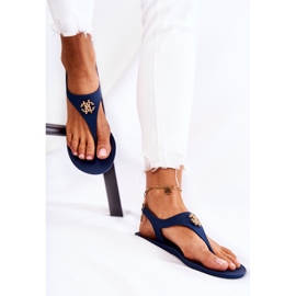 Sandale de damă Sonner bleumarin albastru 2