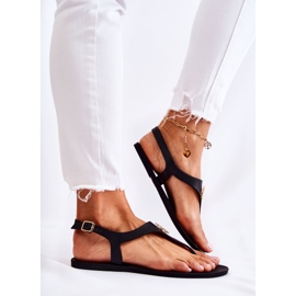 PH1 Sandale negre de damă de la Sonner negru 2