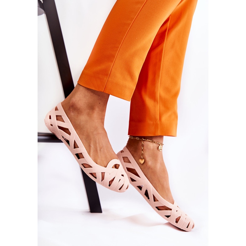 PH1 Balerini din cauciuc Nude Indila pentru damă bej 2