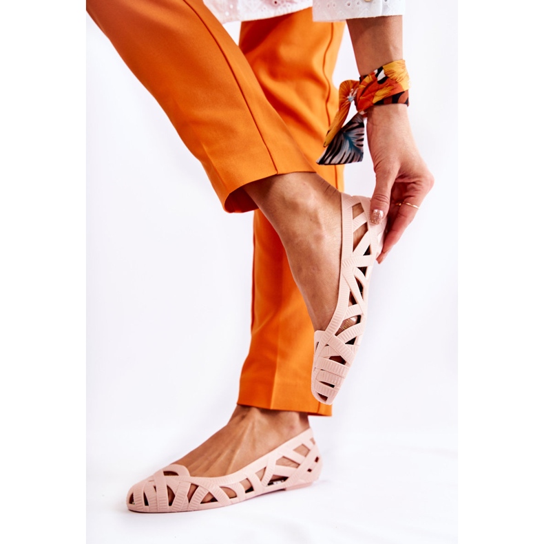 PH1 Balerini din cauciuc Nude Indila pentru damă bej 1