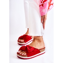 PG1 Flip Flops pe platforma roșie atât de comodă roșu 4