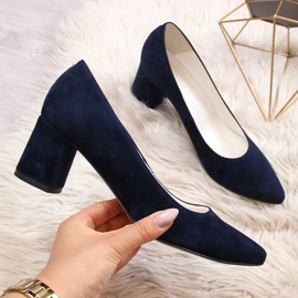 Pompe pe pilon, bleumarin Juma albastru marin 1