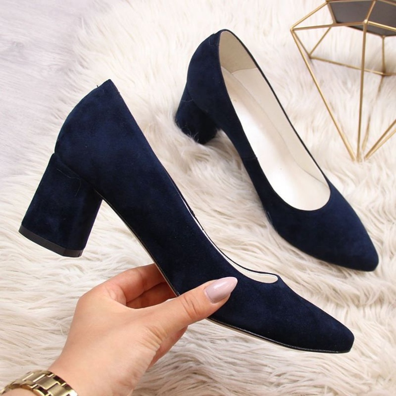 Pompe pe pilon, bleumarin Juma albastru marin 1