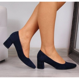Pompe pe pilon, bleumarin Juma albastru marin 2