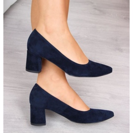 Pompe pe pilon, bleumarin Juma albastru marin 3