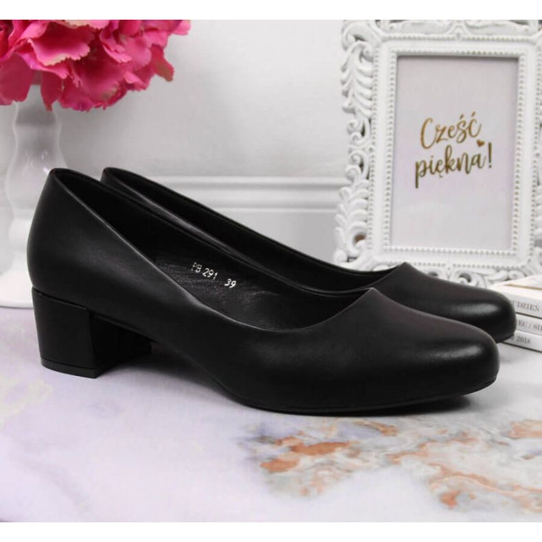 Black Pumps la un bloc de la W Sergio Leone negru 2