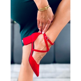 Tocuri înalte Sandra Red roșu 2
