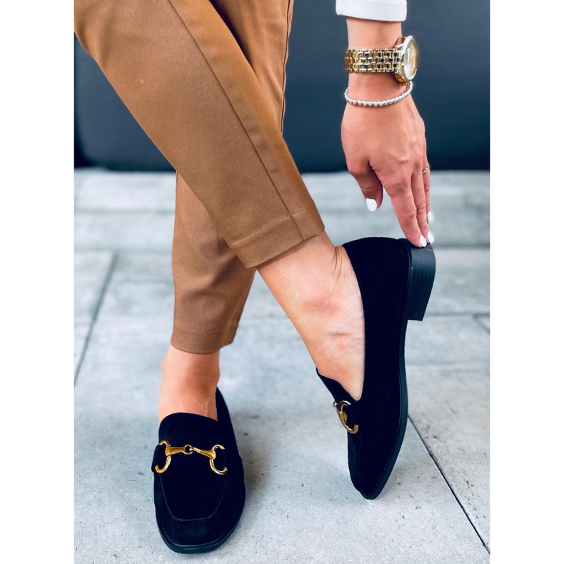 Mocasini de dama Linda Black negru 1