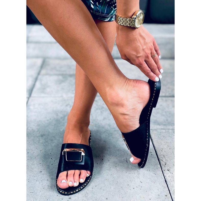 Sandale de dama Linn Black negru 2