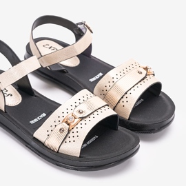Sandale dama bej Lehti multicolor 2