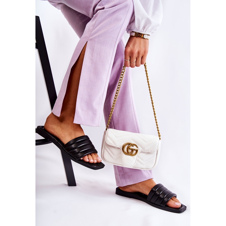 PG1 Papuci De Dama Piele Neagra Cu Matlasare Raula negru 1