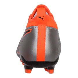 Ghete de fotbal Puma One 3 Lth Hg M 104746 01 argint argint 4