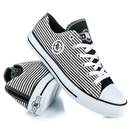 Adidași New Age alb negru 3