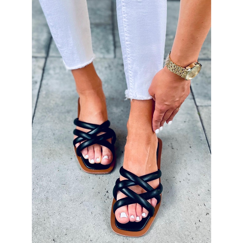 Papuci de dama Zola Black negru 2