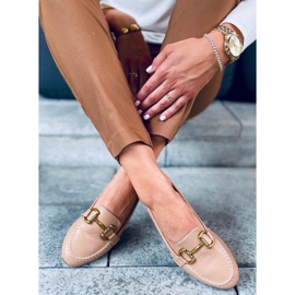 Mocasini de dama Alley Khaki bej 1