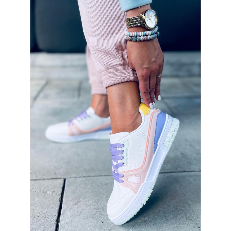 Tenisi de dama Evans Green alb multicolor 1