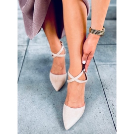 Pompe pe post Lizzie Beige bej 2