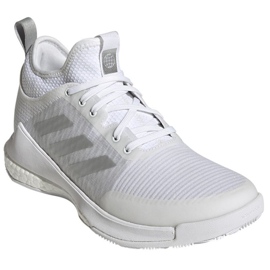 Pantofi de volei Adidas CrazyFlight Mid W GY9278 alb alb 1