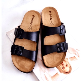 Papuci de damă Catarame Inblu NM000028 Negru 4