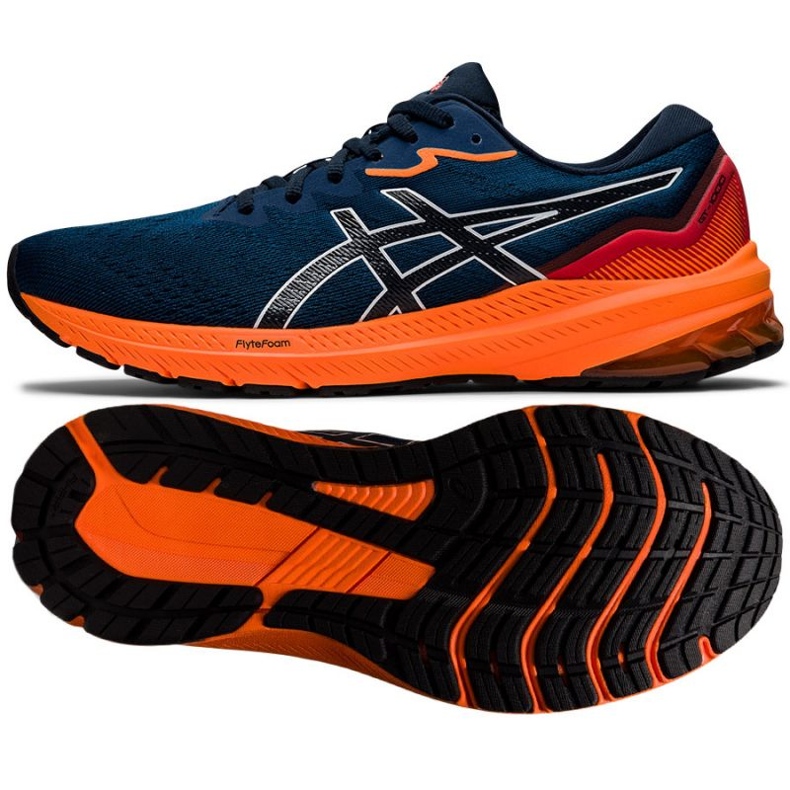 Pantofi de alergare Asics GT-1000 11 M 1011B354 401 albastru 1