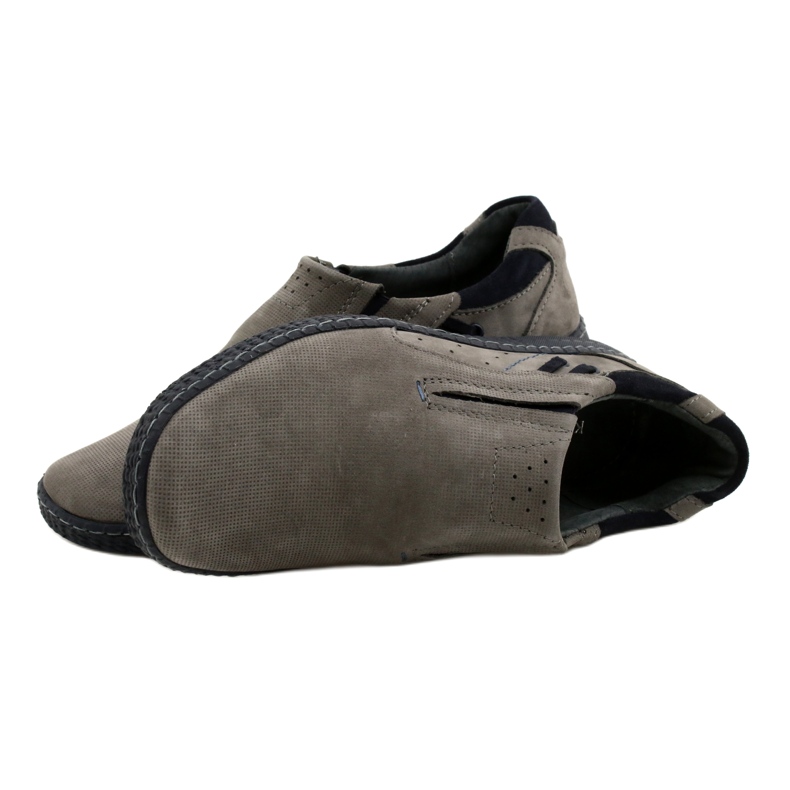 KOMODO Mocasini gri bărbați 862L 5 KOMODO Mocasini gri bărbați 862L 5