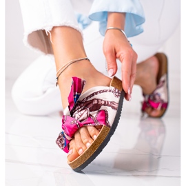 SHELOVET Papuci Roz Cu Funda 1