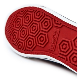 Tenisi din piele pentru bărbați Big Star JJ174069 alb 3