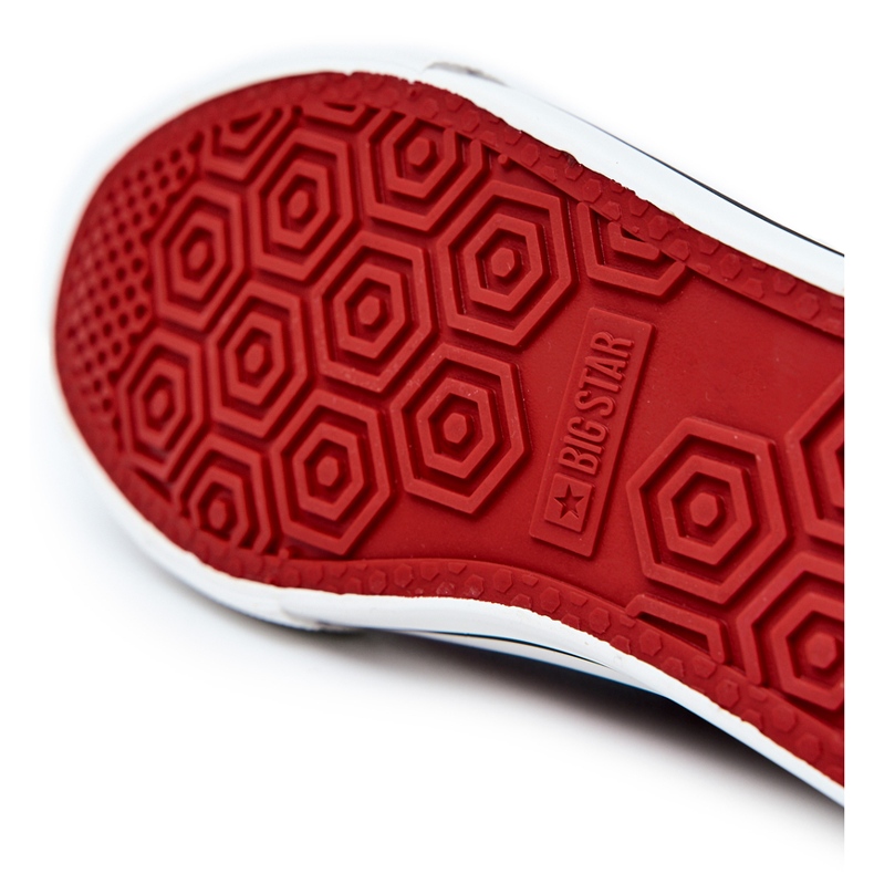 Tenisi din piele pentru bărbați Big Star JJ174069 alb 3