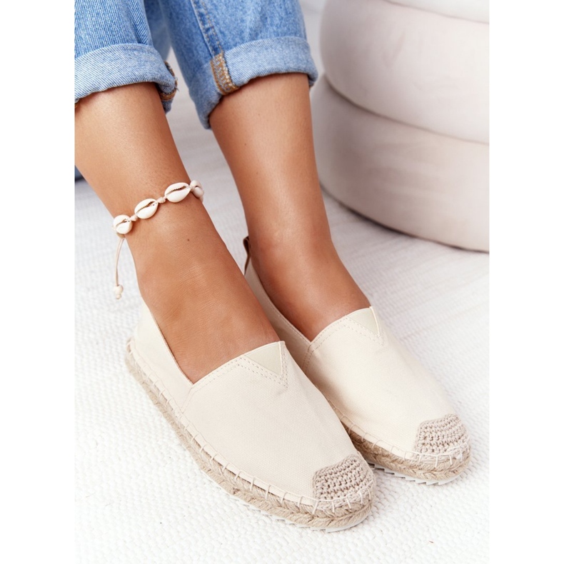 Espadrile pe talpă împletită Big Star HH274501 Bej 2