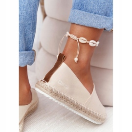 Espadrile pe talpă împletită Big Star HH274501 Bej 4