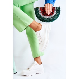 PG1 Pantofi de damă cu materiale reduse Gueso alb 7