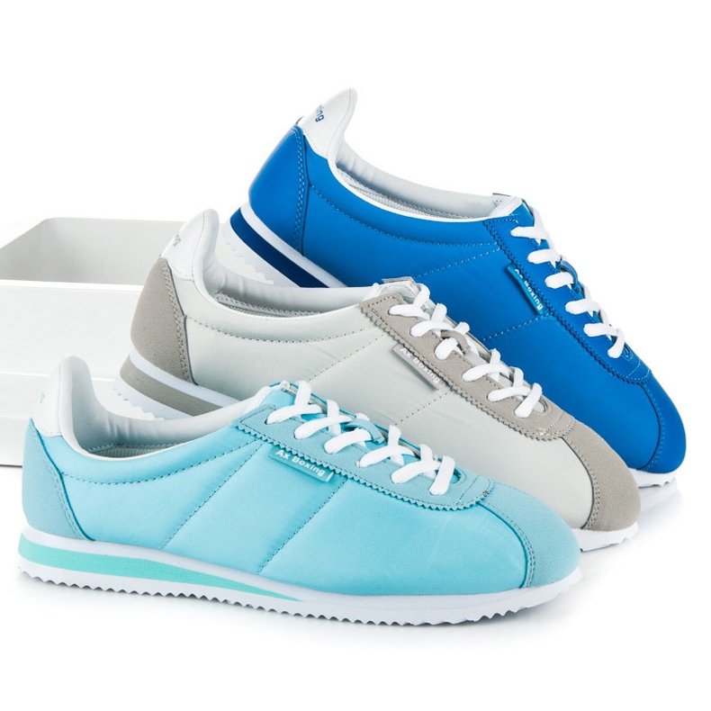 Ax Boxing Încălțăminte sport legată albastru 1