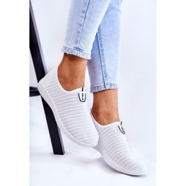 PG1 Pantofi sport dama Slip-On White Charlien alb 2