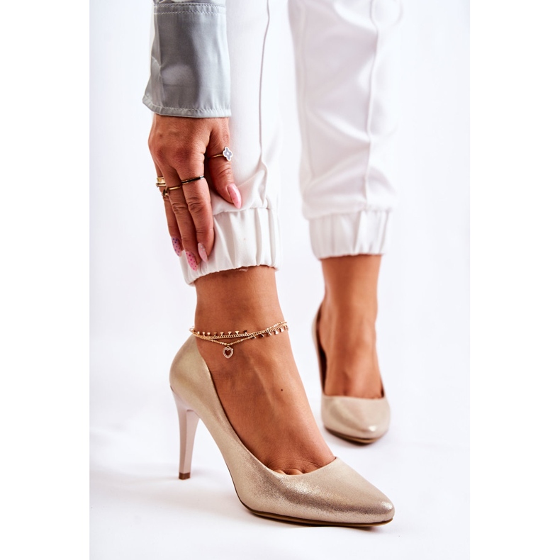 Sergio Leone Șuruburi din piele clasice aurii magic aurii de aur 1