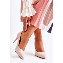 Sergio Leone Stilettos Clasic din Piele Gri Deschis Magic 2 Sergio Leone Stilettos Clasic din Piele Gri Deschis Magic 2