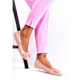 PH1 Fundita de balerină din cauciuc de damă nud Fergie bej 2