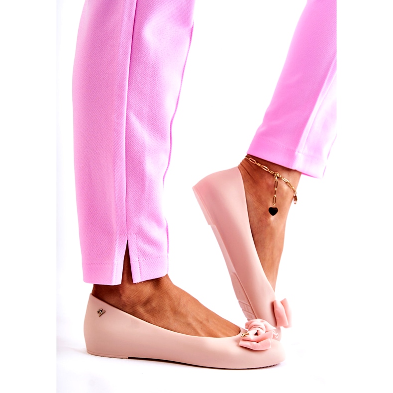 PH1 Fundita de balerină din cauciuc de damă nud Fergie bej 4