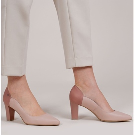 Marco Shoes Pantofi roz Marco pantofi dama 1