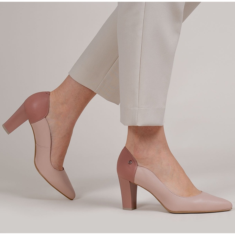 Marco Shoes Pantofi roz Marco pantofi dama 2