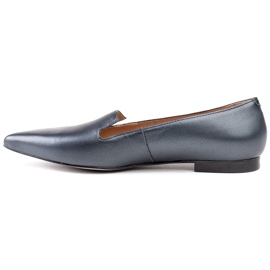 Marco Shoes Lorzi din piele netedă de grafit gri 2