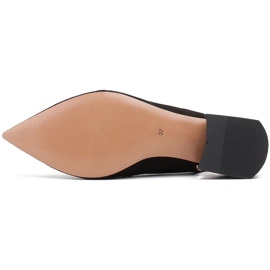 Marco Shoes Sandale din piele neagră cu jeturi decorative negru 1